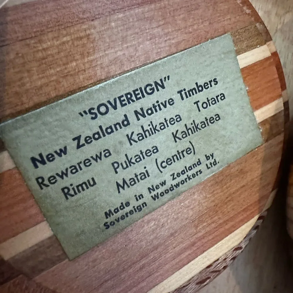 Sovereign Woodworks New Zealand Tray Bowl Salt Pepper‎ Shakers Candle Holder